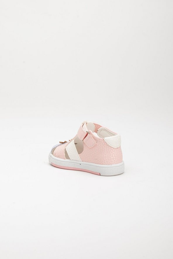 Şirinbebe Şiringenç Çiçekli Model Lila Kız ilkadım Bebek Çocuk Ayakkabı Sandalet - 7