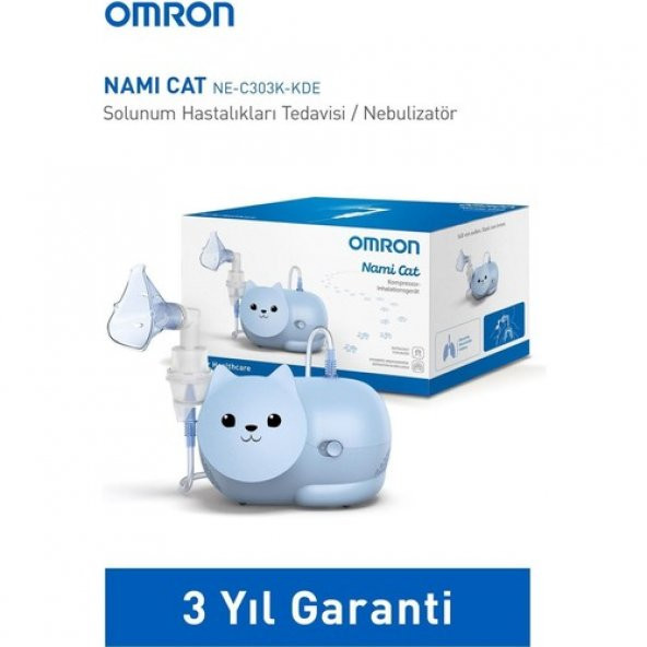 Omron Nami Cat Çocuklara Uygun Kompresörlü Nebulizatör