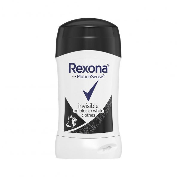 Rexona Rexona Invisible Black + White Anti-Perspirant Kadın Stick Deodorant 40 gr