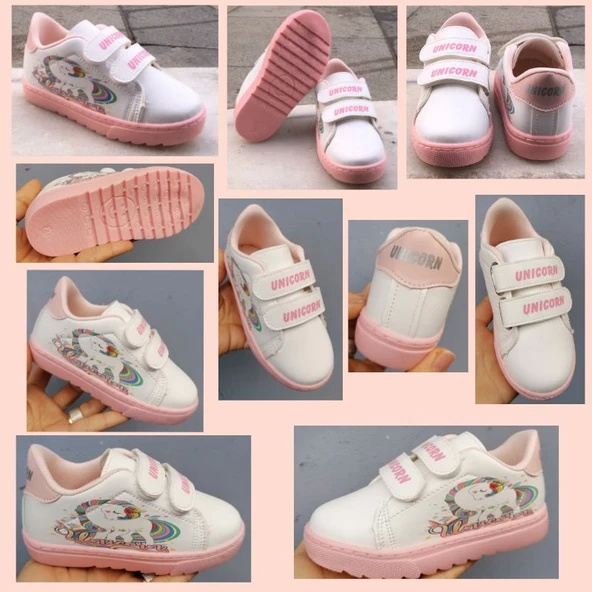MODAVALS ÇİZGİ FİLM KARAKTERLİ UNICORN KIZ ÇOCUK SPOR AYAKKABI - 2