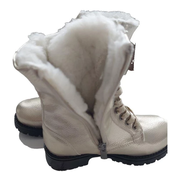 MODAVALS KELEBEK KANAT DETAYLI KIZ ÇOCUK BOT-SARI - 4