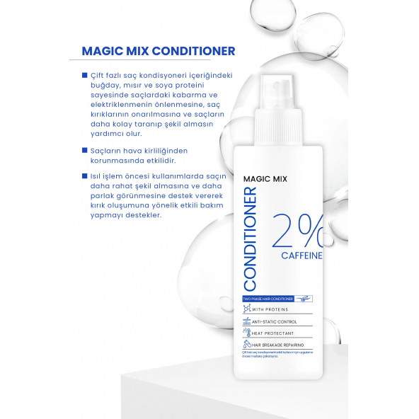 PROCSIN Magic Mix Kırılma Önleyici + Elektriklenme Karşıtı 2 Fazlı Saç Kondisyoneri 150ML - 2