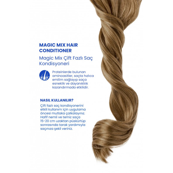 PROCSIN Magic Mix Kırılma Önleyici + Elektriklenme Karşıtı 2 Fazlı Saç Kondisyoneri 150ML - 4