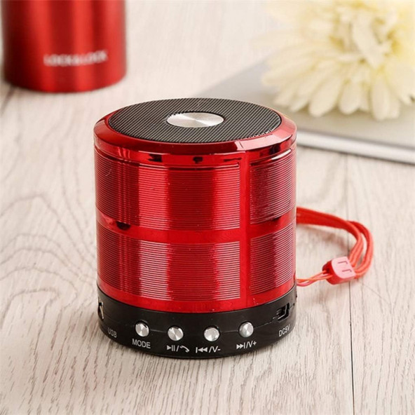 TT WS-887 Mini Metal Bluetooth Hoparlör TF Kart / USB /FM - 4