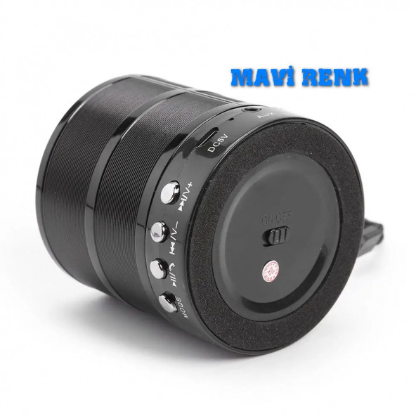 TT WS-887 Mini Metal Bluetooth Hoparlör TF Kart / USB /FM - 5