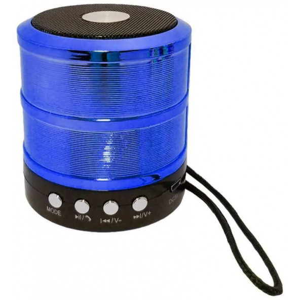 TT WS-887 Mini Metal Bluetooth Hoparlör TF Kart / USB /FM - 8
