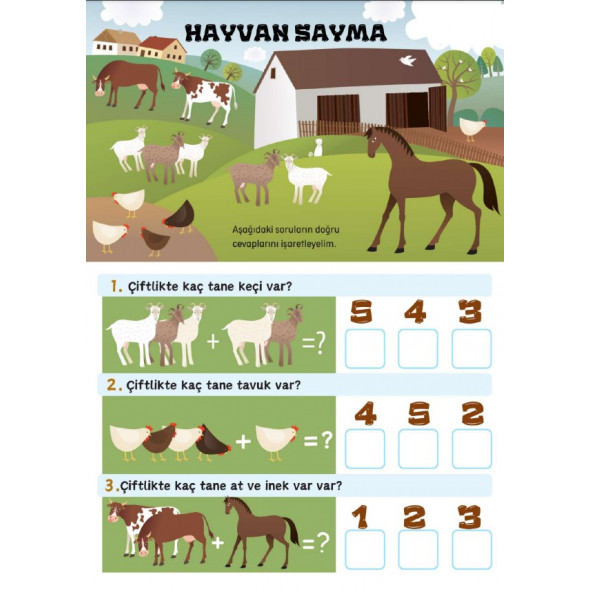 Miniklere Eğlenceli Matematik Kitap Seti (5-8 Yaş İçindir) - 5