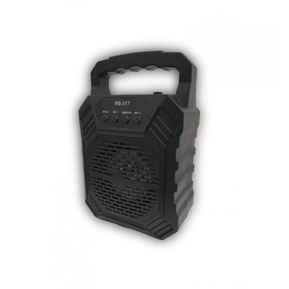Portatif Taşınabilir Şarjlı Bluetooth Hoparlör RS-317  USB hafıza kartı FM Radyo özellikli - 2