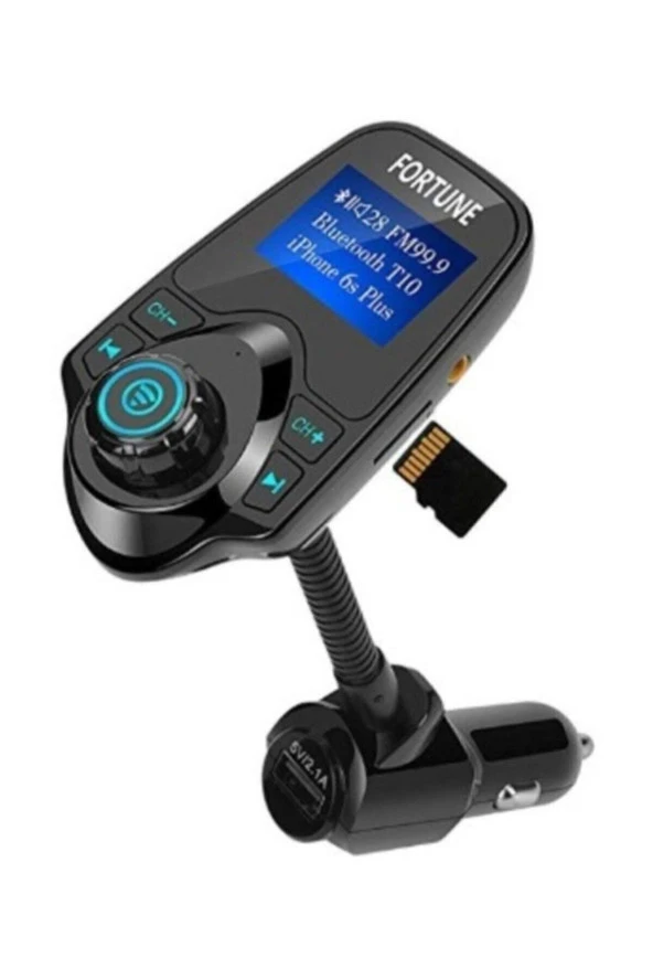 Kingboss T10 Wifi Bluetooth Araç Kiti Fm Usb Fm Transmitter %2b Araç Kiti Siyah - 2