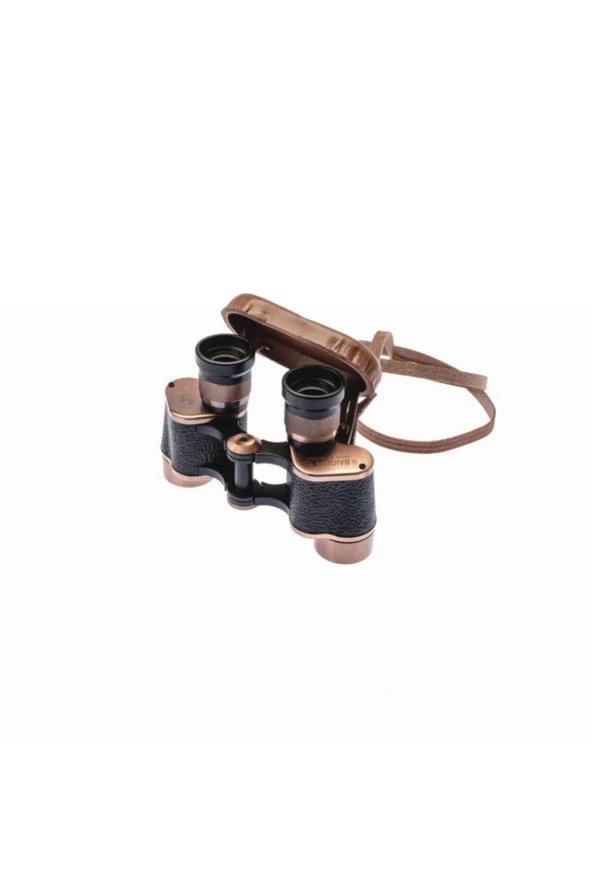 Baigish 6x24 Orjinal Deri Çantalı Prinç Kaplama Subay Dürbünü - Su Geçirmez - Rus Malı - 1000m/86m - 6