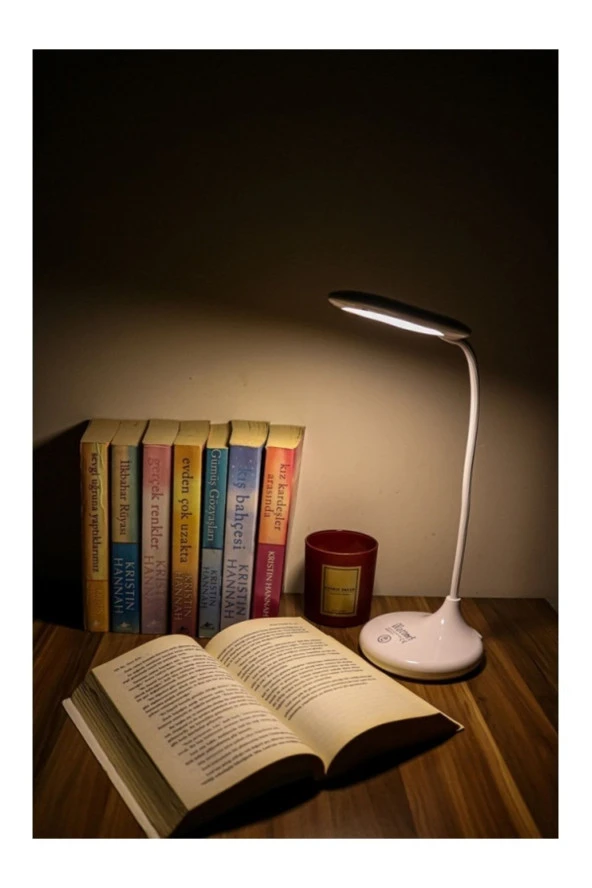 Watton Şarjlı Sarı Ve Beyaz Renk Masa Lambası Wt-005 - 4