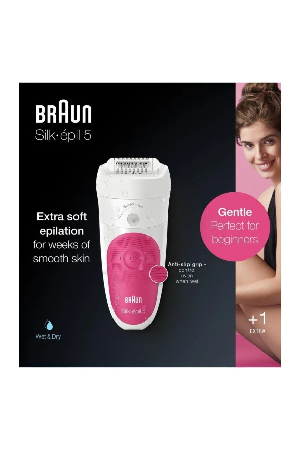 Braun Silk-Epil 5 5500 Sensosmart Epilatör / Epilasyon - 6