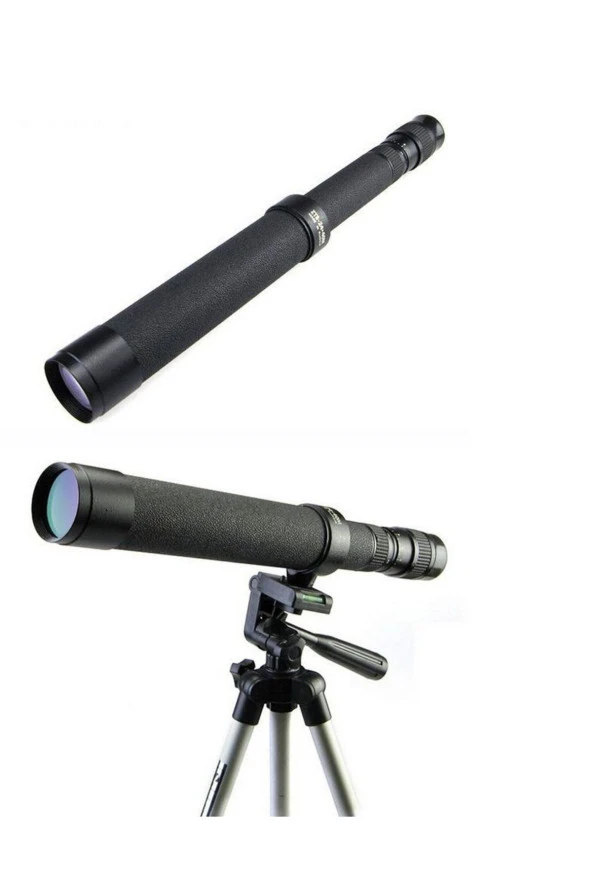 Baigish Zt8-24X40 Rus Model Zoomlu ,Deri Çantalı Tripot Bağlanan Tekli Dürbün - 3
