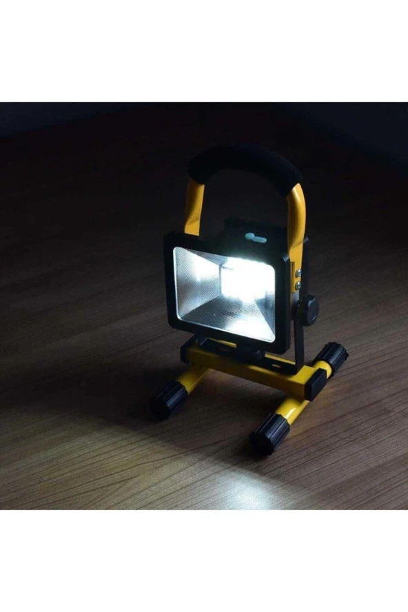 Watton Wt-329 30w Şarjlı Outdoor Led Projektör Ayaklı Fener - 5