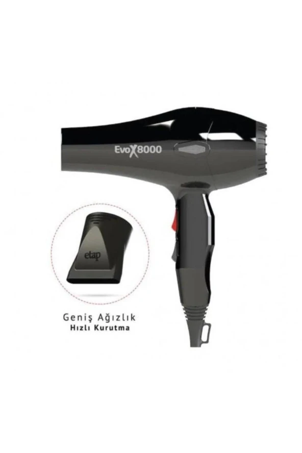 Etap Evox8000 2500 W Saç Kurutma Makinesi