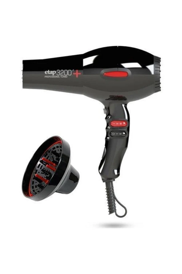 Etap 3200 Plus Curly 2400 W Profesyonel Saç Kurutma Makines Difüzör - 5