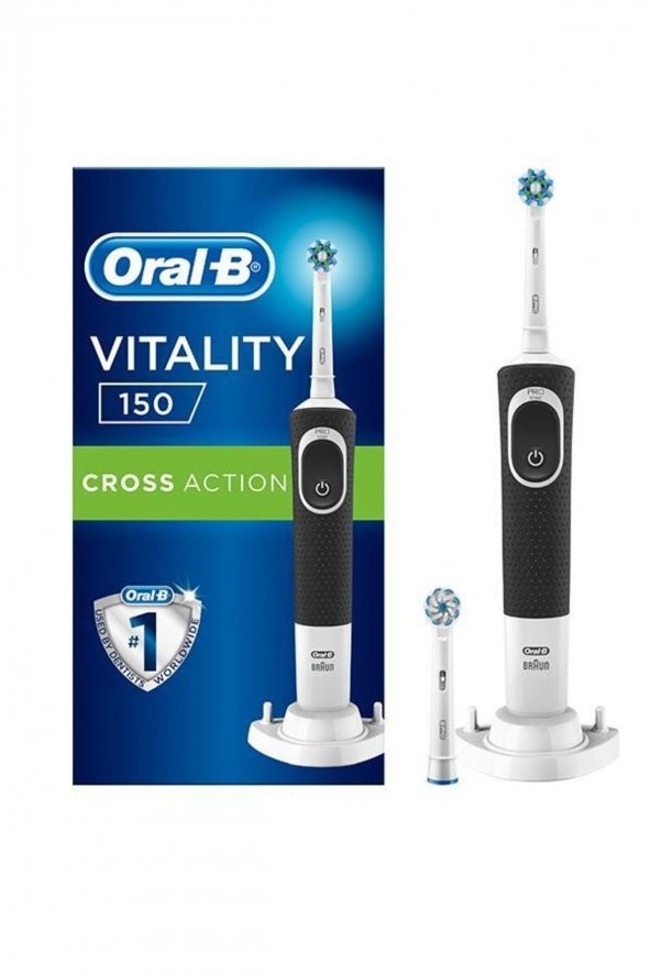 Vitality D150 Cross Action Şarjlı Diş Fırçası + 1 Yedek Başlık