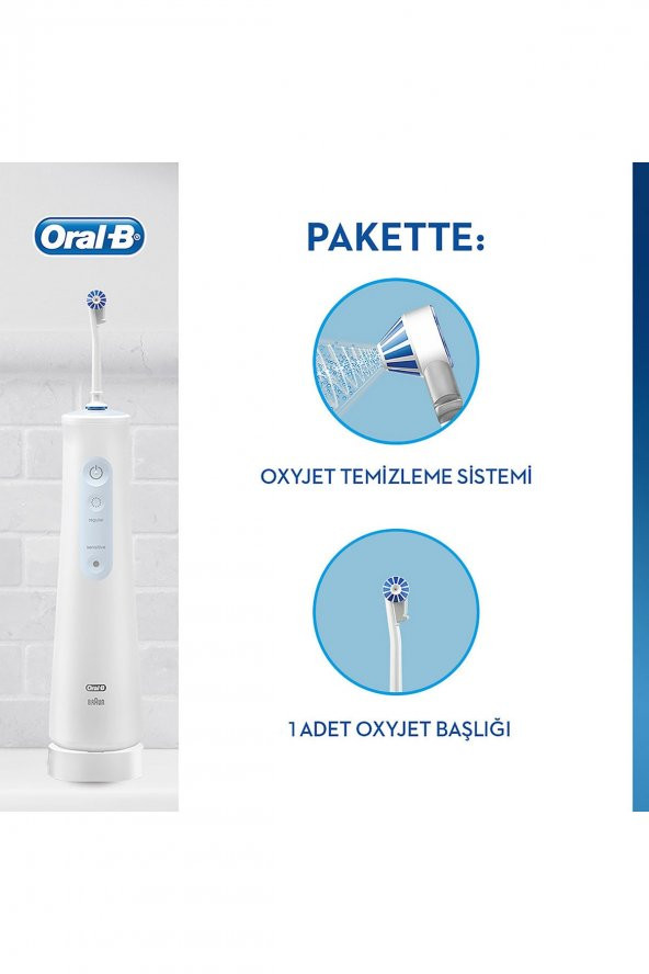 Oral-B Aquacare Oxyjet Şarj Edilebilir Ağız Duşu - 2
