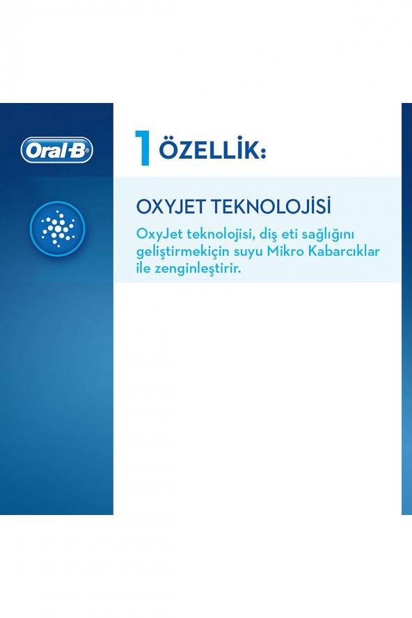 Oral-B Aquacare Oxyjet Şarj Edilebilir Ağız Duşu - 3