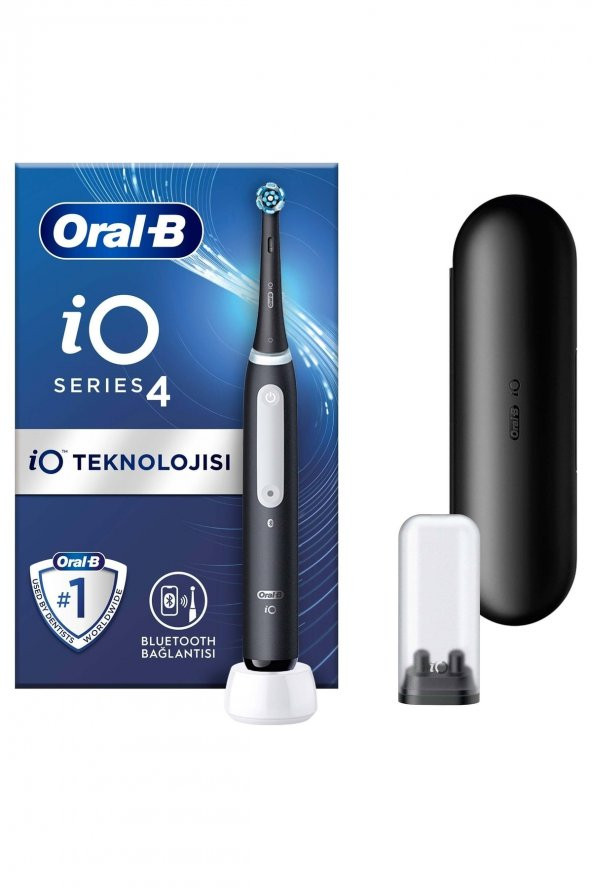 Oral-B iO4 Şarjlı Diş Fırçası Siyah
