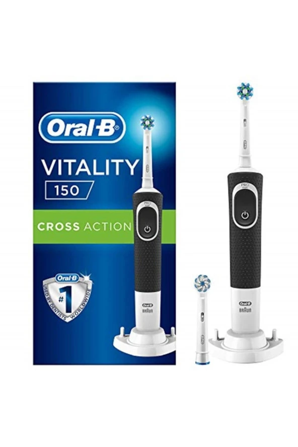 Oral-B Vitality D150 Cross Action Şarjlı Diş Fırçası + 1 Yedek Başlık