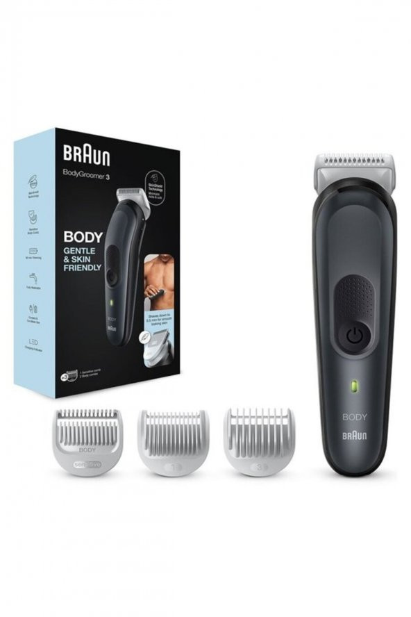 Braun Bodygroomer Tahriş Karşıtı Vücut Tıraş Makinası