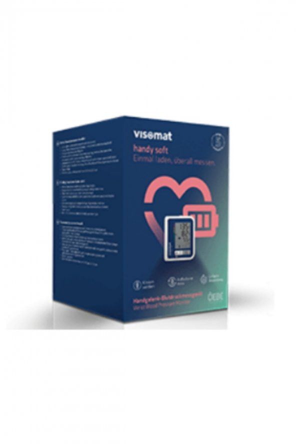 VİSOMAT Handy Soft Şarjlı Bilekten Ölçme Tansiyon Aleti - 2