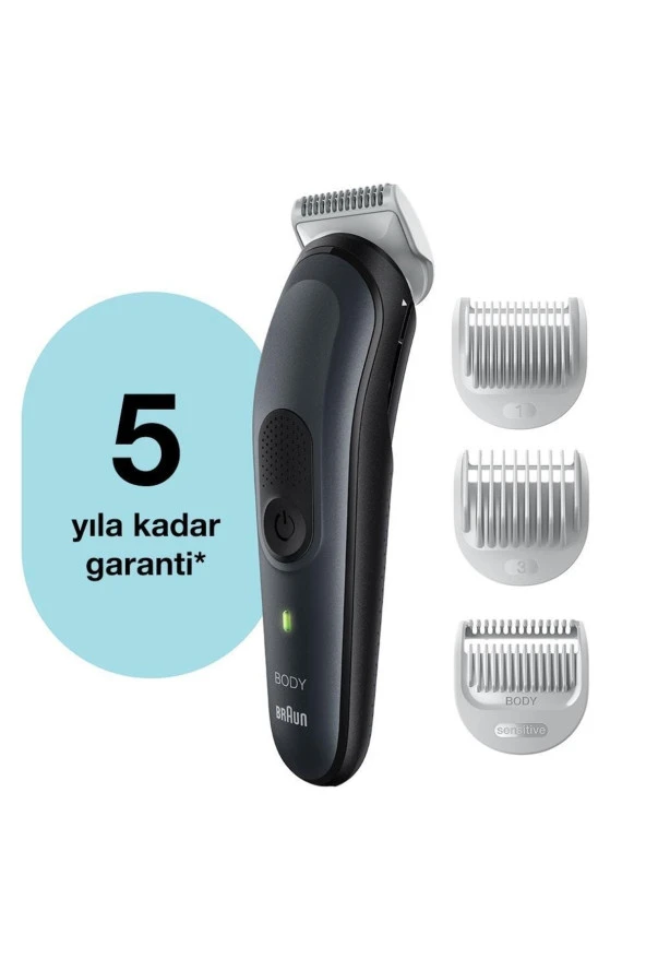 Braun BodyGroomer 3 BG3340 SkinShield Teknolojisi 3 Ek Parçalı Vücut Bakım Seti - Resim 6