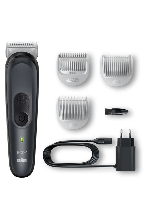 Braun BodyGroomer 3 BG3340 SkinShield Teknolojisi 3 Ek Parçalı Vücut Bakım Seti - Resim 7