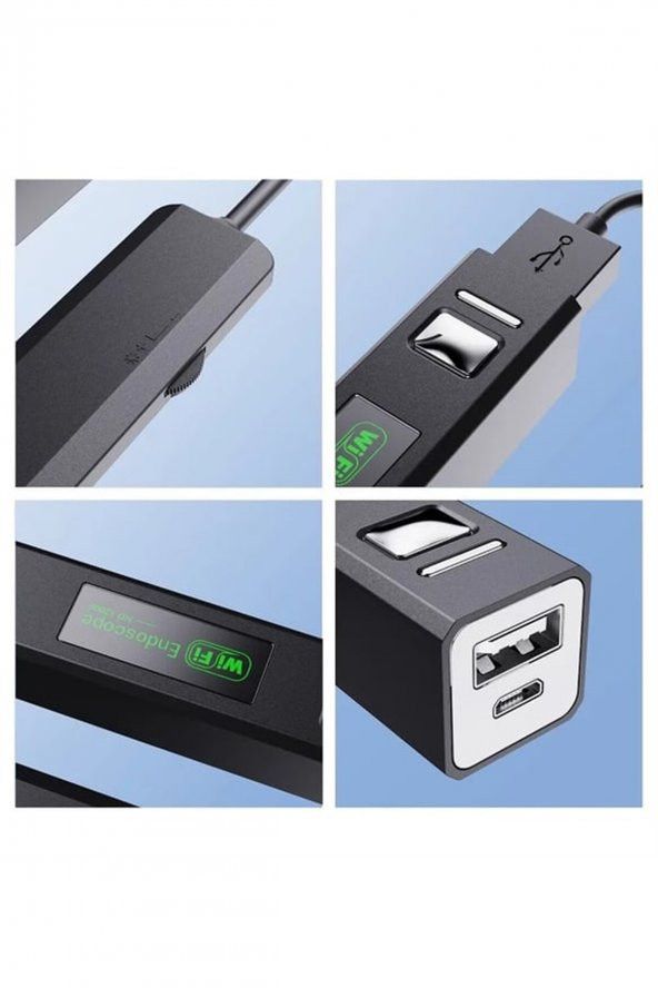 Apprise 8leds USB 10 Metre 1200P Wifili Endoskop Su Geçirmez Hd Yılan Kamera - 3