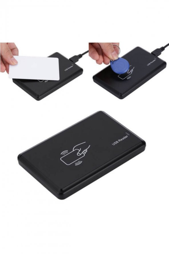 WOZLO Rfıd Göstergeç 125khz Em4100 Proximity Usb Kart Okuyucu