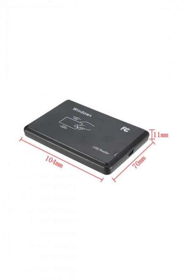 WOZLO Usb Nfc 13.56 Mh Ic Rfıd Kart Okuyucu - 3