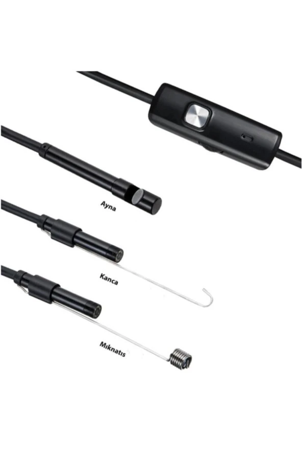 Apprise Endoskop Yılan Kamera 2 Metre (sert Kablo) 7mm - 3