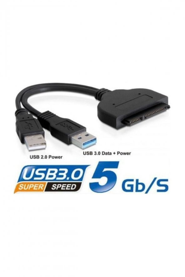 OEM Usb 3.0 2.5 Inç Sata Ssd Hdd Hard Disk Çevirici Dönüştürücü Adaptör Kablosu - Resim 2
