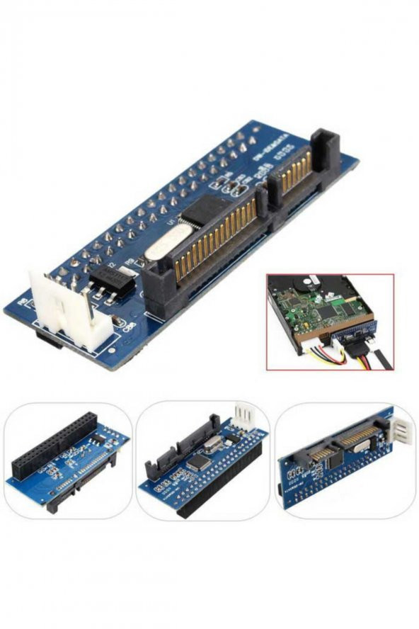 WOZLO 3.5 Inç Ide To Sata Çevirici Dönüştürücü Kart Adaptör - Resim 2
