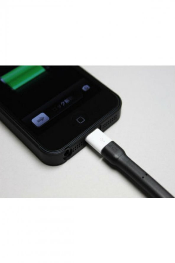 OEM Android Şarj Kablosunu Iphone 5 Uyumlu Lightning E Çevirici - Resim 2