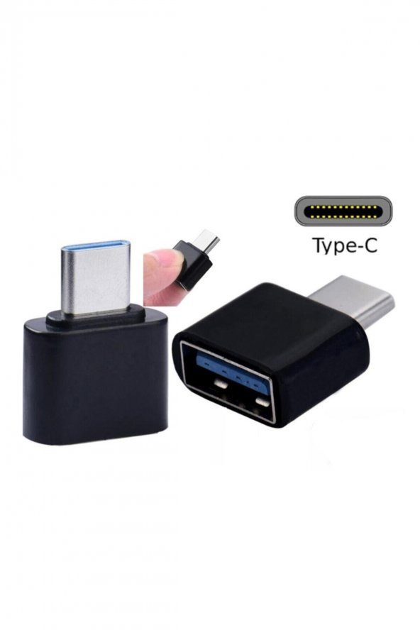 WOZLO Mini Usb Type-c Otg Kablo Usb C Otg Çevirici Dönüştürücü