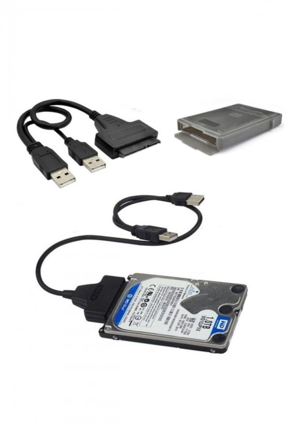 WOZLO 2.5 Inç Sata To Usb Harddisk Çevirici Usb To Sata Hdd Dönüştürücü