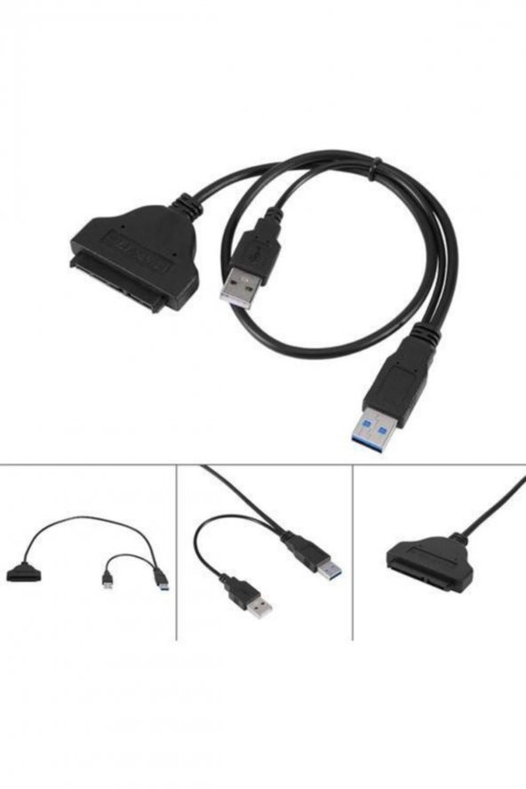 Alfais 4853 Usb 3.0 Sata Kablo Çevirici Dönüştürücü Hdd Hardisk Kablosu Kutu - 2