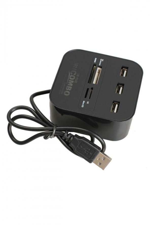 BASTORE Usb Çoklayıcı Usb Kart Okuyucu 40 in 1 USB Kart Okuyucu 3 Port Usb Çoklayıcı - 2