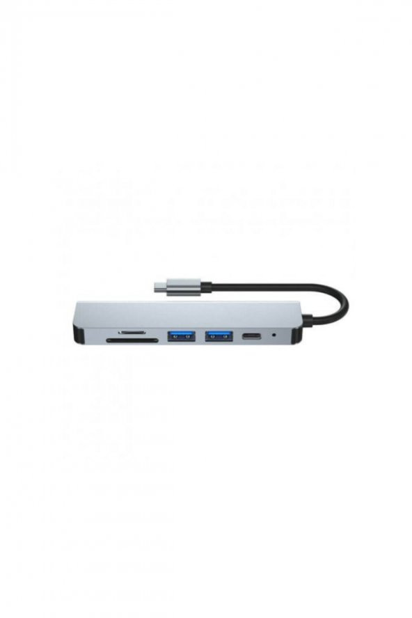 WOZLO 6 In 1 Type-c 3.1 Usb-c To Hdmı / 2 Usb 3.0 / Usb-c Pd / Sd / Tf - 3