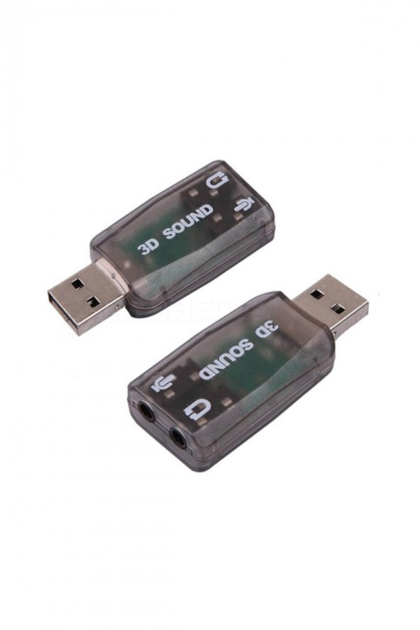 WOZLO Usb Ses Kartı 5.1 3d Sound Usb Harici Ses Kartı Audio Çevirici - 2