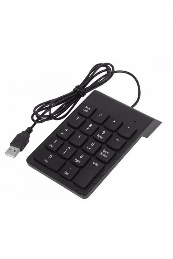 WOZLO Usb Numpad Numaratör Keypad Numerik Klavye Usb Tuş Takımı