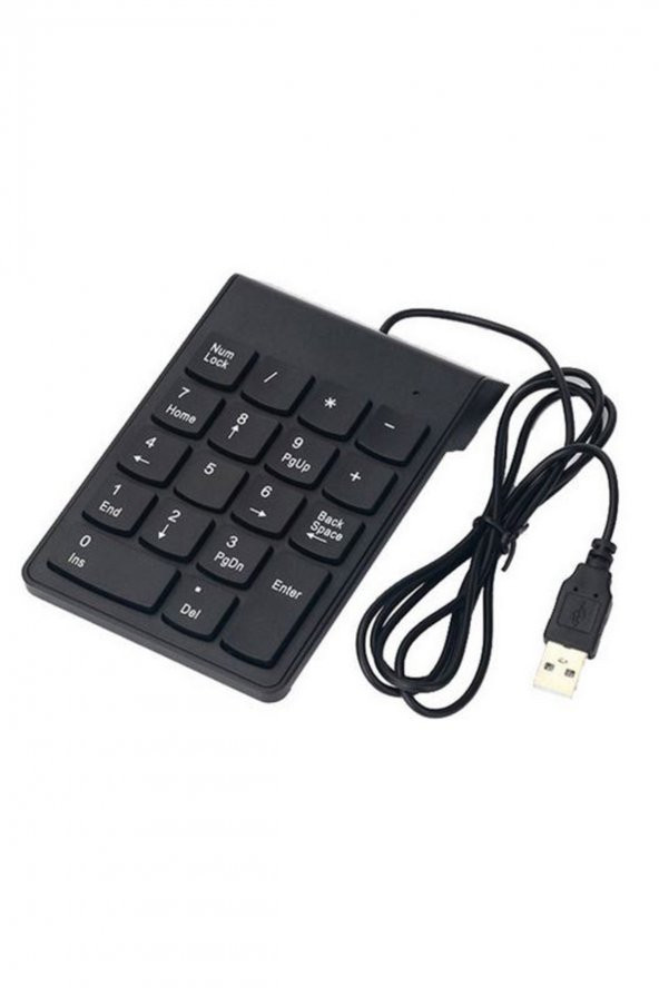 WOZLO Usb Numpad Numaratör Keypad Numerik Klavye Usb Tuş Takımı - 2