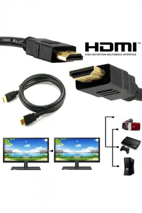 BASTORE 4K Altın Uçlu HDMI Kablo 1.8 M - 2