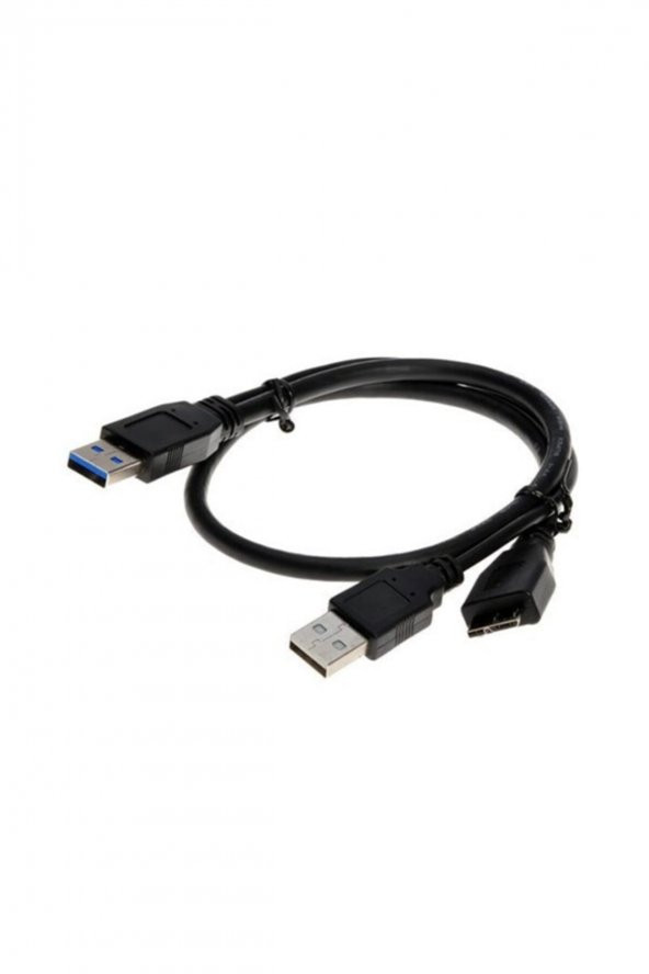 OEM Usb 3.0 To Mikro Usb B Harici Harddisk Hdd Y Kablosu - Resim 3