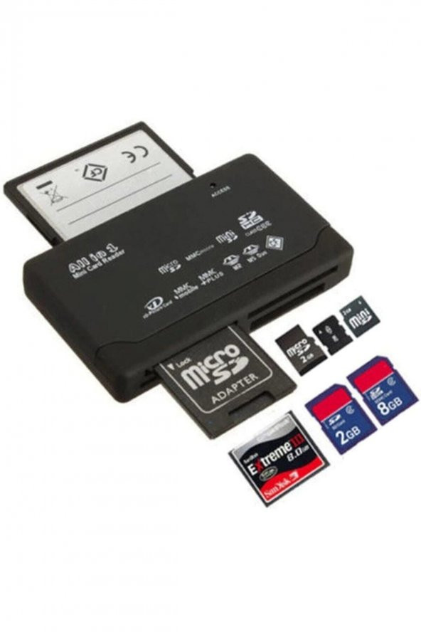 OEM Usb Hub Micro Sd Xd Mmc Ms Cf Tf Mini M2 Combo Kart Okuyucu - 2