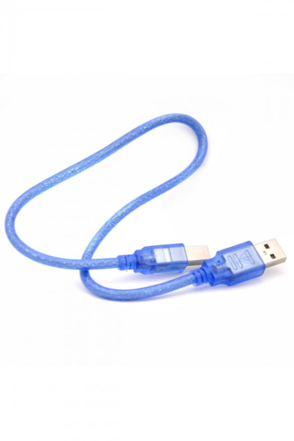 WOZLO 0.5 Metre - 50cm Usb 2.0 Yazıcı Kablosu - Usb Tip B Kablo - Resim 2