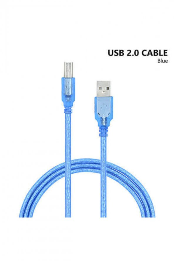 WOZLO 0.5 Metre - 50cm Usb 2.0 Yazıcı Kablosu - Usb Tip B Kablo - Resim 3