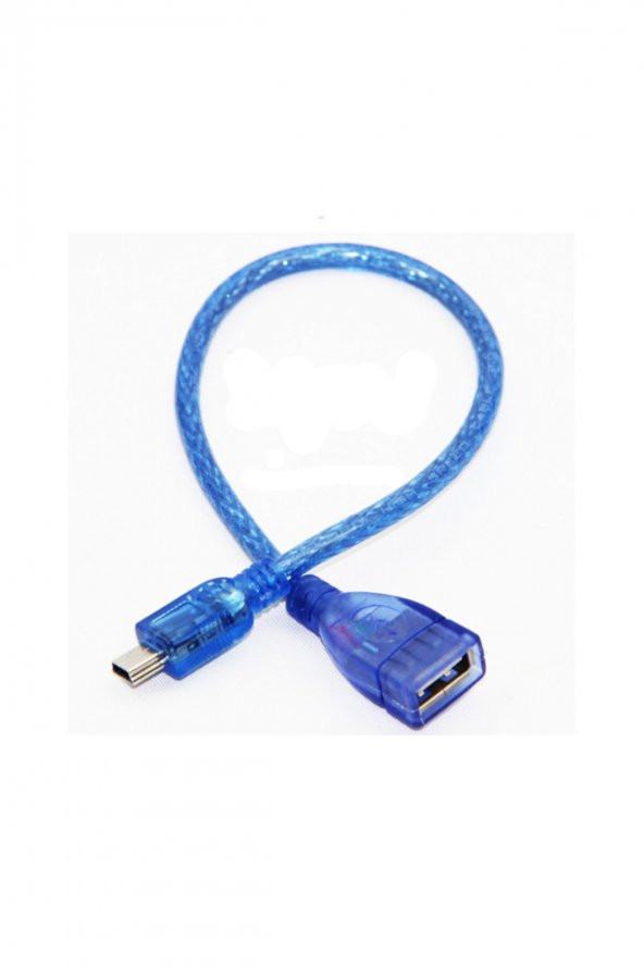 WOZLO 5 Pin Mini Usb Erkek - Usb Dişi Kablo 20cm